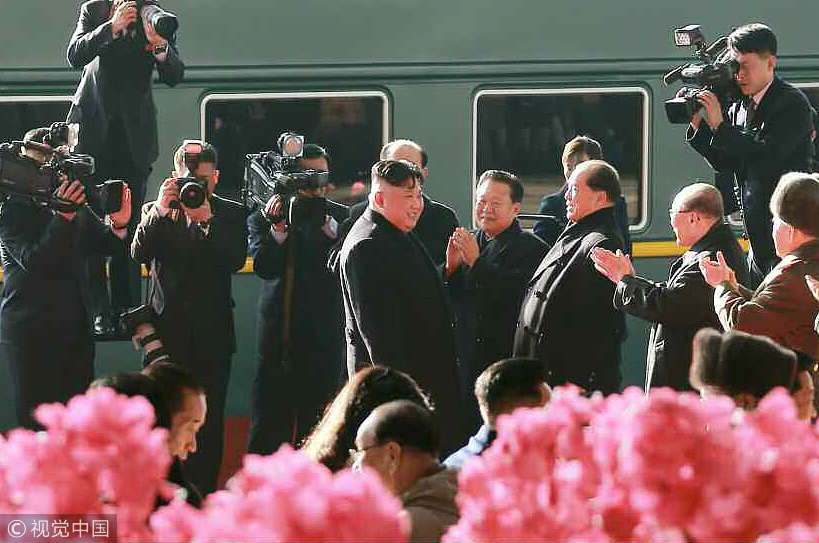金正恩回到平壤
